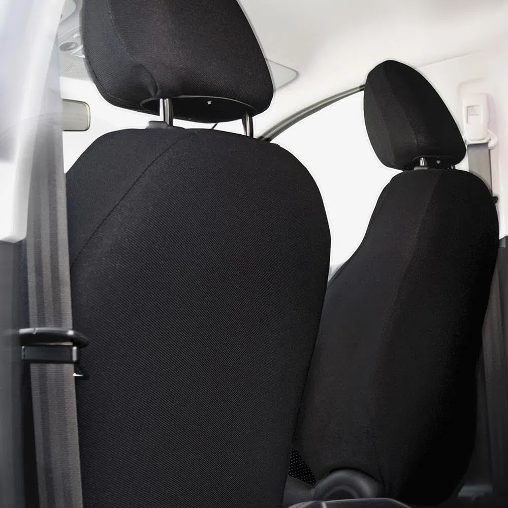 Mossa Fundas de Asientos adecuadas para Renault Trafic II Furgoneta, Bus (2001-2014) Solo Asientos Delanteros - 1+2 - E3