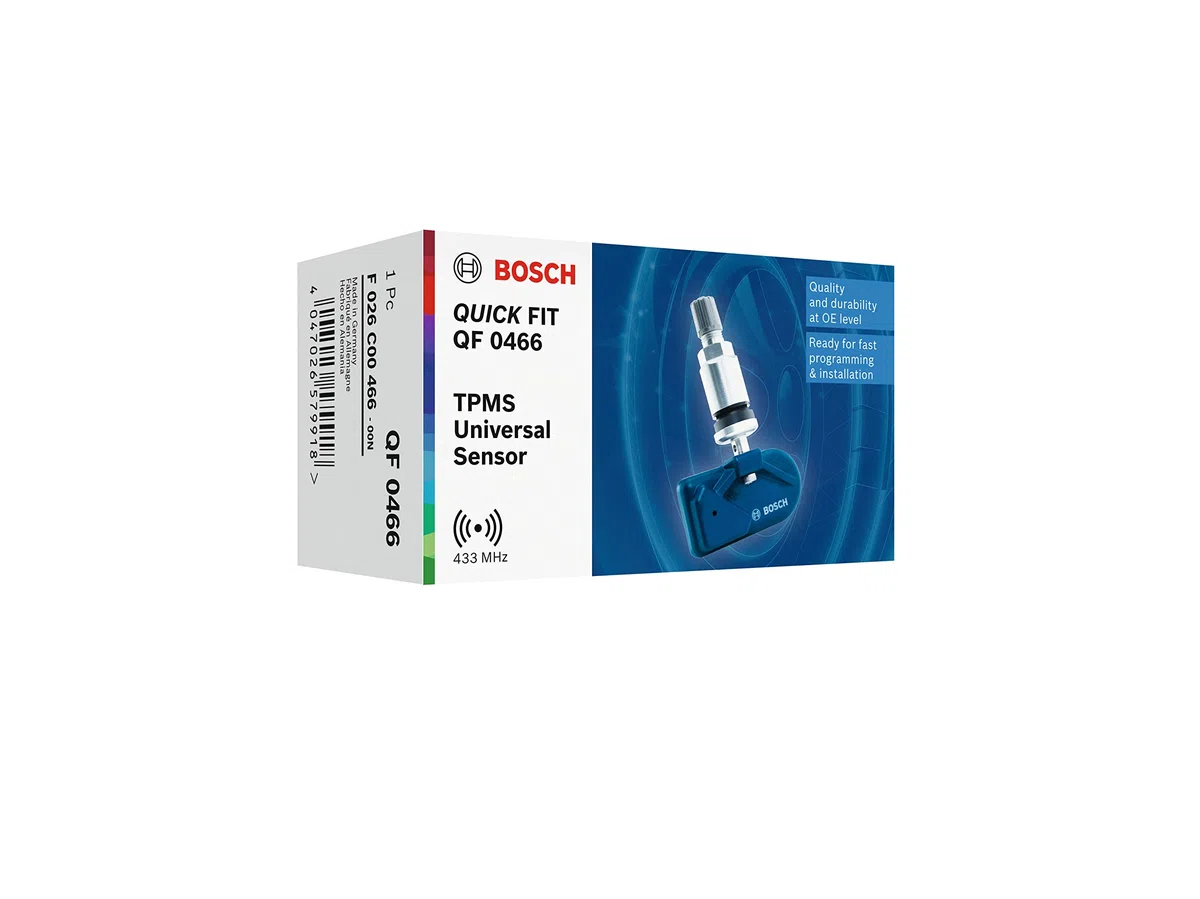 BOSCH F 026 C00 466 Sensor de presión de neumáticos (TPMS) Compatible con VW Passat B8 Variant 3G5, CB5 Passat B7 Variant 365 Touran 5T1 Passat B8 Sedán 3G2, CB2 Touareg 7LA, 7L6, 7L7 TIGUAN 5N