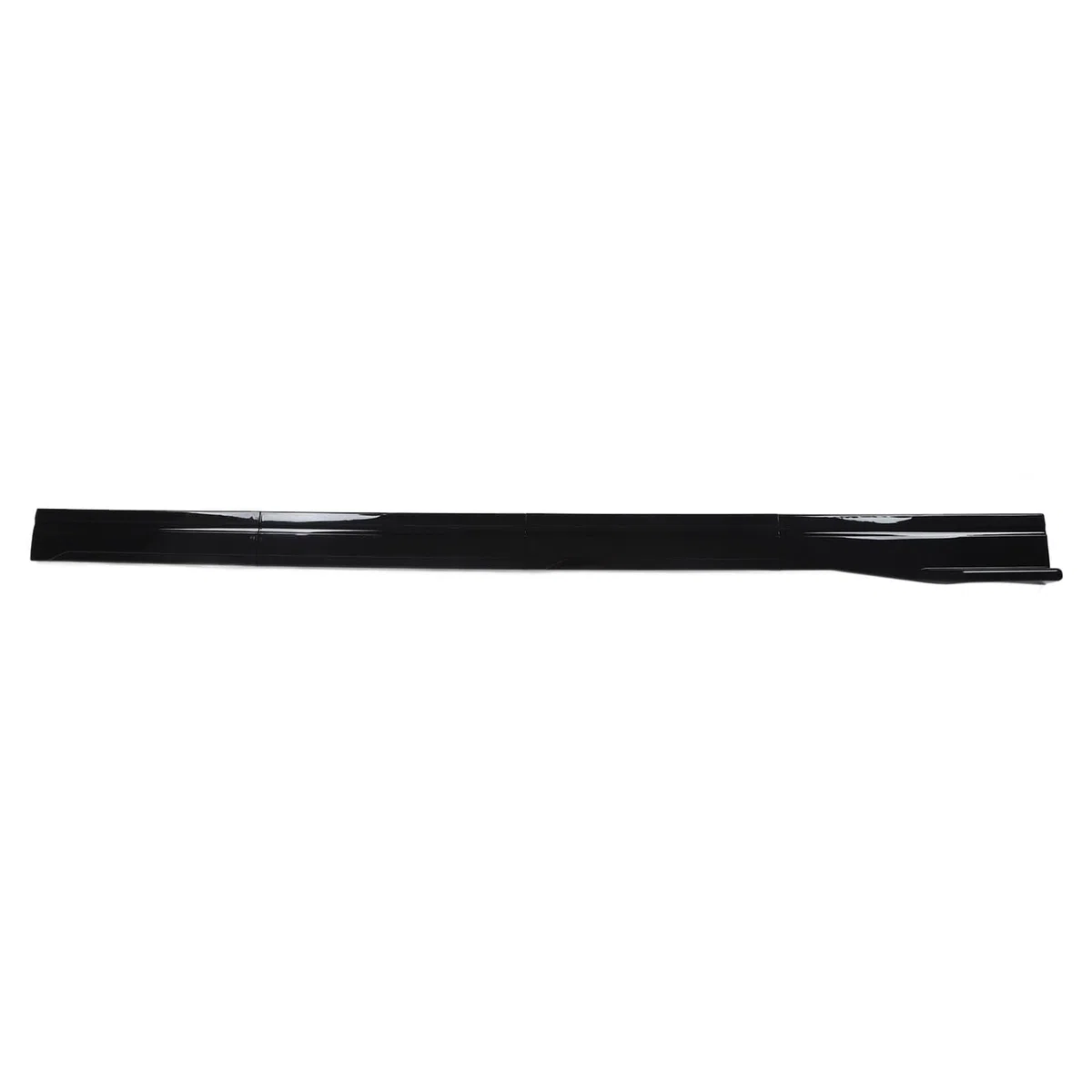 Generic Extensión de Faldón Lateral Trasero Negro Brillante para Mejorar la Estabilidad del Vehículo 78,7 Pulgadas para Automóviles Universales