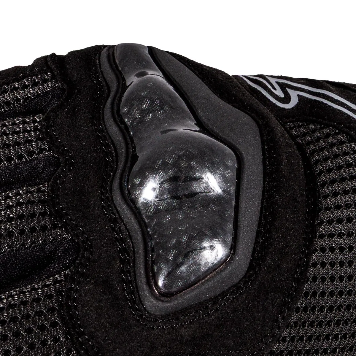 CURVE Guantes Moto Zircon Vented, Negros, Cortos, Transpirables, Protección en los Nudillos de TPU, Uso Pantalla táctil, Adultos, Hombre, Mujer, CE, homologados