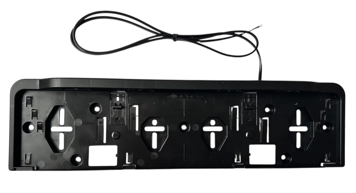2X Soporte de matrícula con iluminación LED – Universal 12–36V – Homologación E9 / ECE R10 – IP68 – para Coches Camiones remolques y maquinaria agrícola
