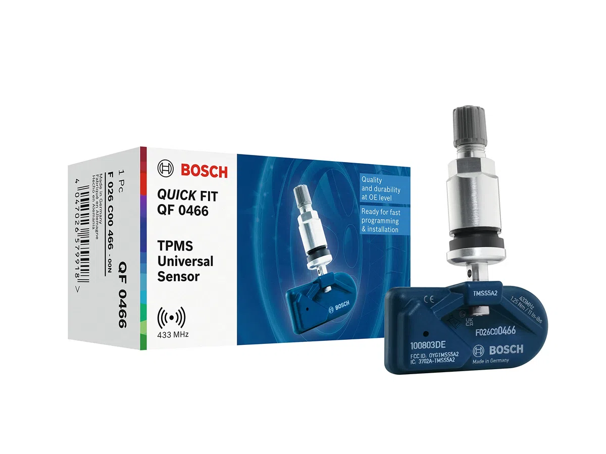 BOSCH F 026 C00 466 Sensor de presión de neumáticos (TPMS) Compatible con VW Passat B8 Variant 3G5, CB5 Passat B7 Variant 365 Touran 5T1 Passat B8 Sedán 3G2, CB2 Touareg 7LA, 7L6, 7L7 TIGUAN 5N