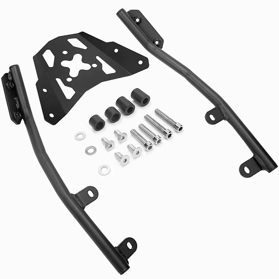 Cocoarm Soporte de Soporte de de Estante de Equipaje Trasero de Motocicleta para Z650 17-19 Instalación Fácil de Acero Inoxidable Aumento de Espacio de Almacenamiento