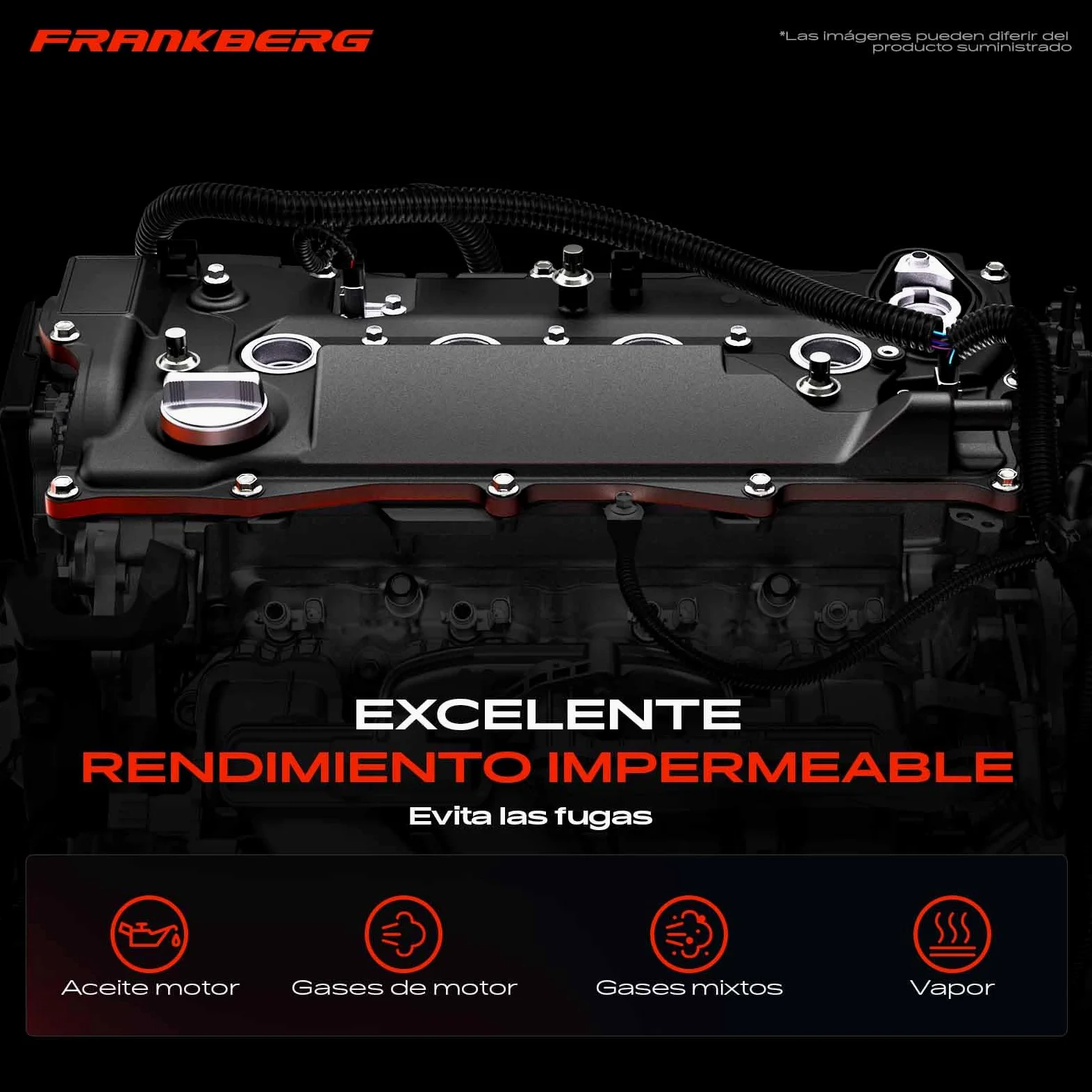 Frankberg Tapa de culata Tapa de válvulas Gasolina Compatible con Corsa D S07 1.2L Corsa D S07 1.4L Mokka/Mokka X J13 1.4L Adam M13 1.4L Adam M13 1.2L Replace# 55573746