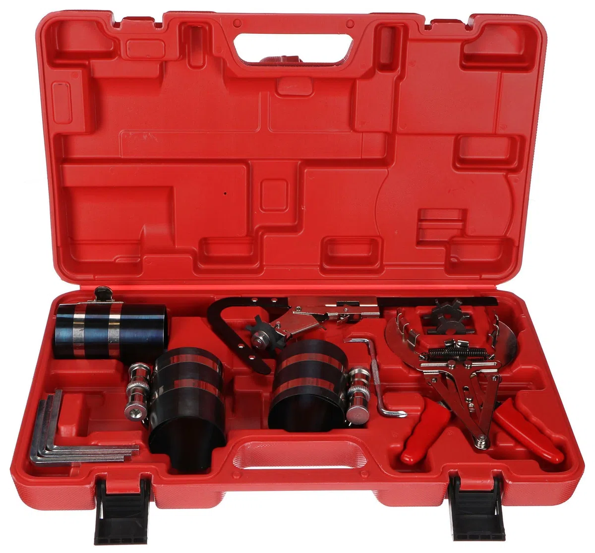 MECHANIC PISTON SET 11 | Kit de desmontaje de anillo de pistón | 11 piezas | quitar y limpiar anillos de pistón | robusto maletín de herramientas