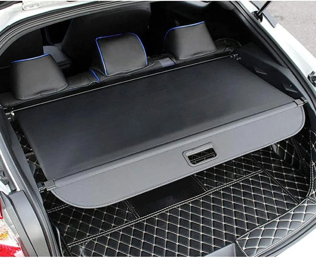 KWAYA Estante para Paquetes de Maletero de Coche para Toyota Land Cruiser Prado 150 FJ150 2010-2021, Persiana Enrollable Retráctil para Tapa de Maletero para Privacidad