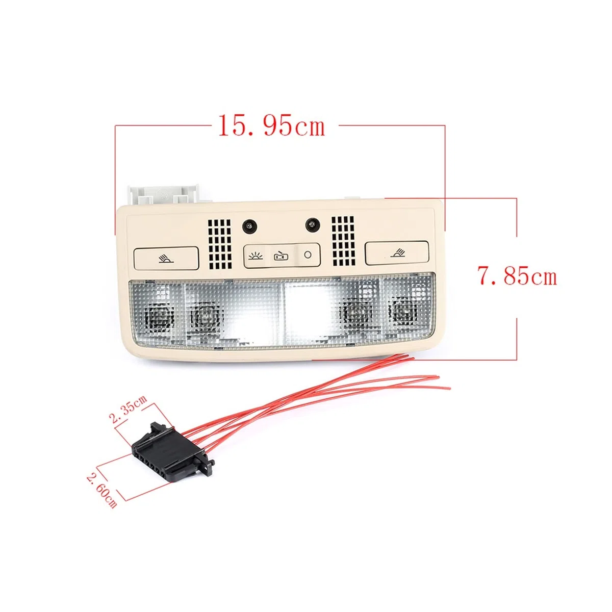 3BD 947 105 Lámpara de Lectura Interior de luz de cúpula automática 3bd9471052en 3bd9471052en Compatible for VW Compatible for Passat B5 3BD 947 105 Guantera