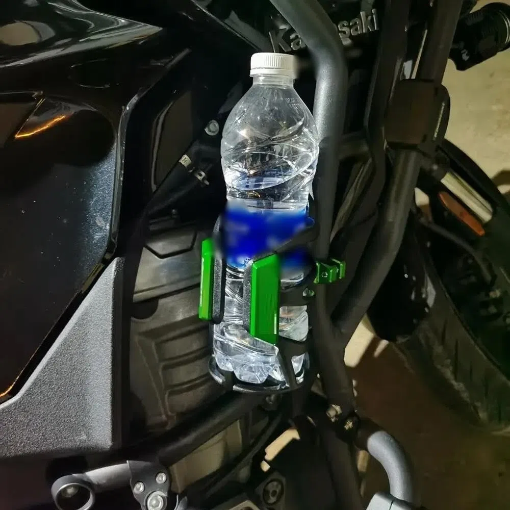 Soporte para Portavasos Y Botellas De Agua para Motocicleta para Moto Guzzi V85TT / V9 Roamer/Bobber / V7 Stone/Special Copa(Oro)