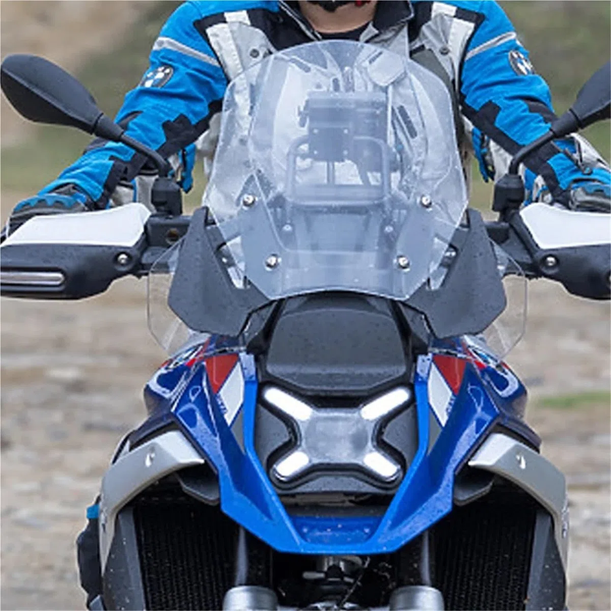 Parabrisas Cúpula Windshield para BMW R1300GS 2024 Parabrisas Esorios para Ted(Clear)
