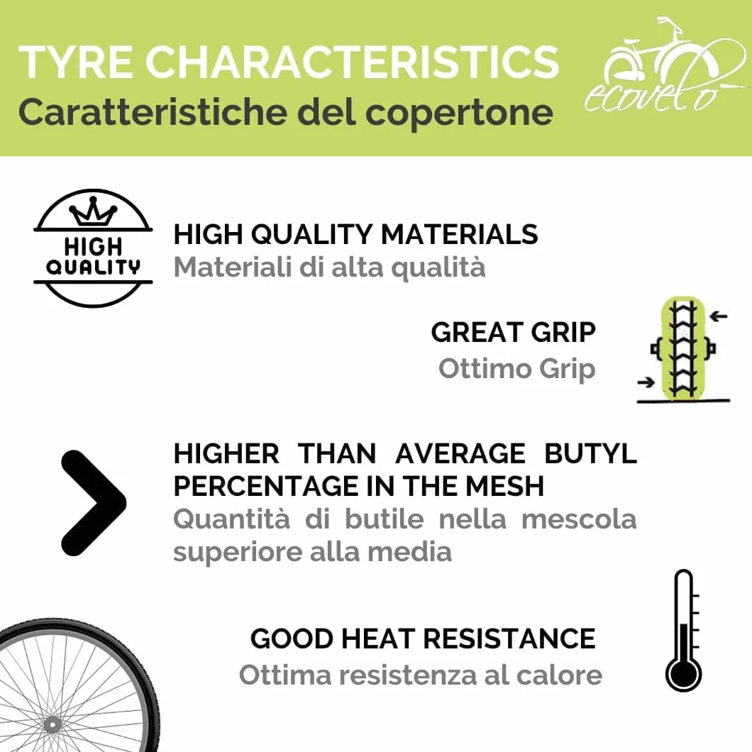 1 Neumático 4.00-10 TM + Cámara de Aire Neumático Ultra Reforzado 8PR Ruedas de Caucho para Uso Agrícola Cortacésped Segadora Motocultor Motor Cultivador