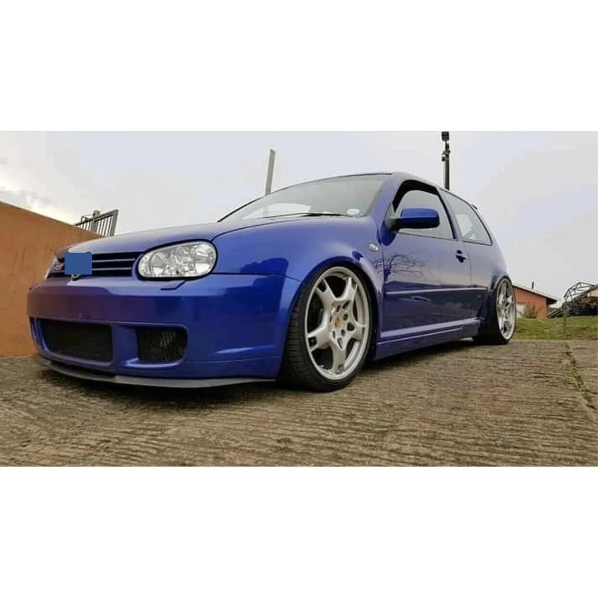 Alerón Delantero para Golf 4 R32 para Golf4 IV para Cupra R Spoiler Delantero Borde DE Parachoques Euro Spoiler Lip Kit De Carrocería Universal De 3 Piezas ﻿ ﻿ Coche AleróN Delantero(Matte Black)