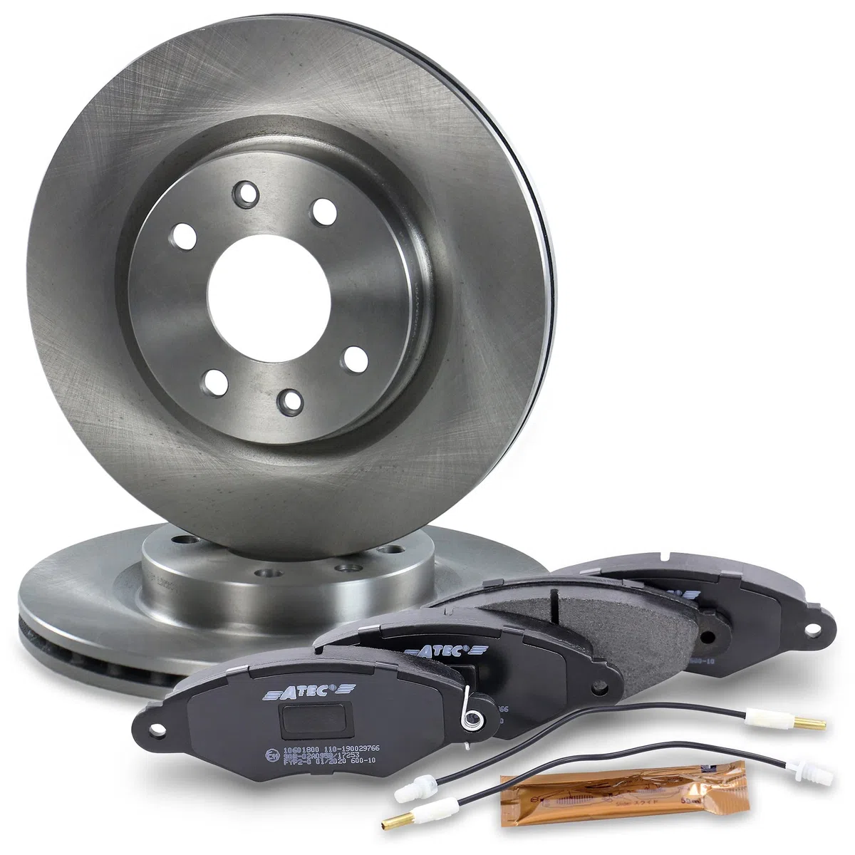BESTPRICE Juego de frenos eje delantero incl. discos de freno ventilados Ø 259 mm + pastillas de freno delanteras, compatible con RENAULT KANGOO (KC0/1_), KANGOO Express (FC0/1_)