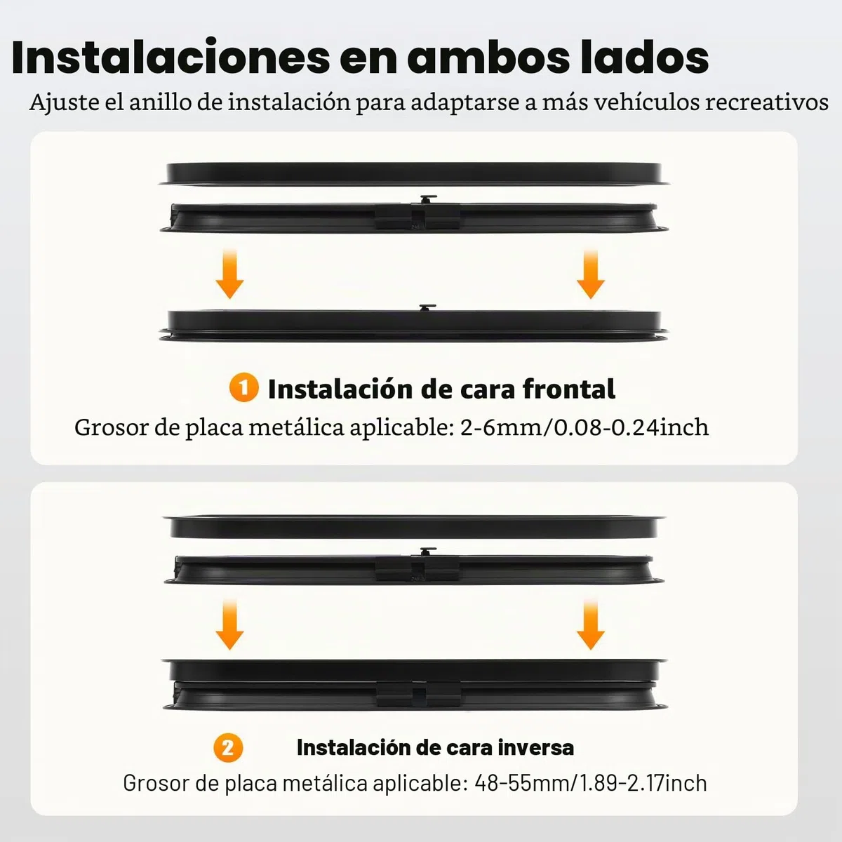 Ventana Corredera De Caravana, Ventana De Camper Con Anillo De Fijación, Para Caravanas, Remolques, Pickups (600 X 300 Mm), Color Negro, Material De Aluminio Y Vidrio Templado