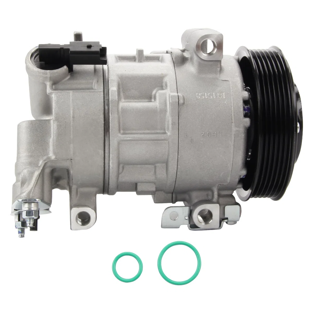 DOCAS Compresor de aire acondicionado 6453WF 9659875480 compatible para Citroën Berlingo B9 C4 I II DS4 DS5 Peugeot 308 3008 5008 RCZ Partner