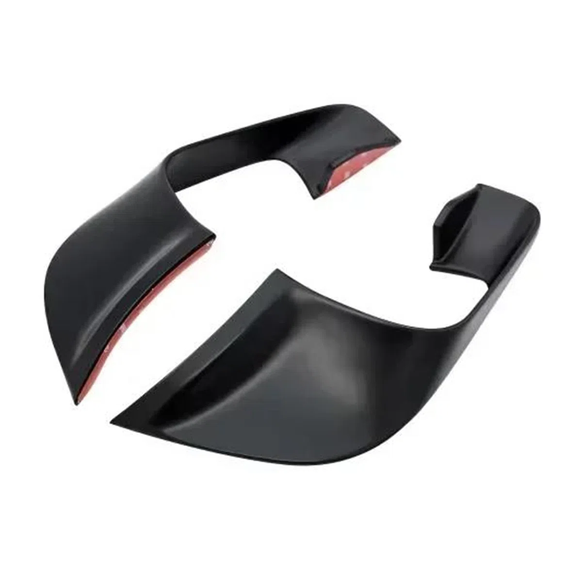 Carenado de Motocicleta para Yamaha YZF-R7 2021-2023 Motocicleta ala Fija ABS Pintura De Carbono Winglets Aerodinámicos Alerón Kit De Carenado(Matte Black)
