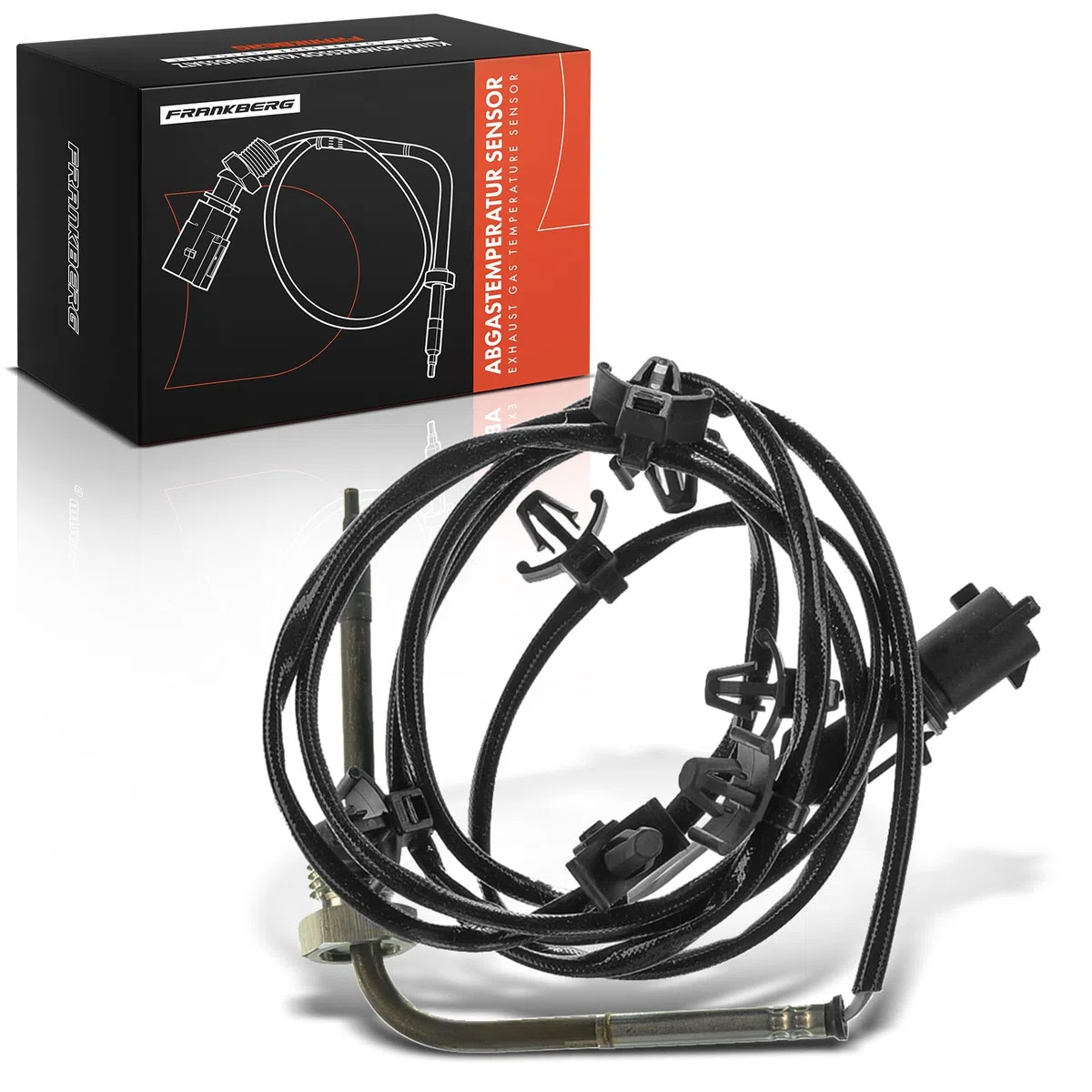 Frankberg Sensor de temperatura de gases de escape 2 Polos Compatible con Astra H Caravan A04 Zafira/Zafira Family B A05 Astra H Twintop A04 Astra H A04 Astra H Furgoneta/Touring L70 7451944,855412