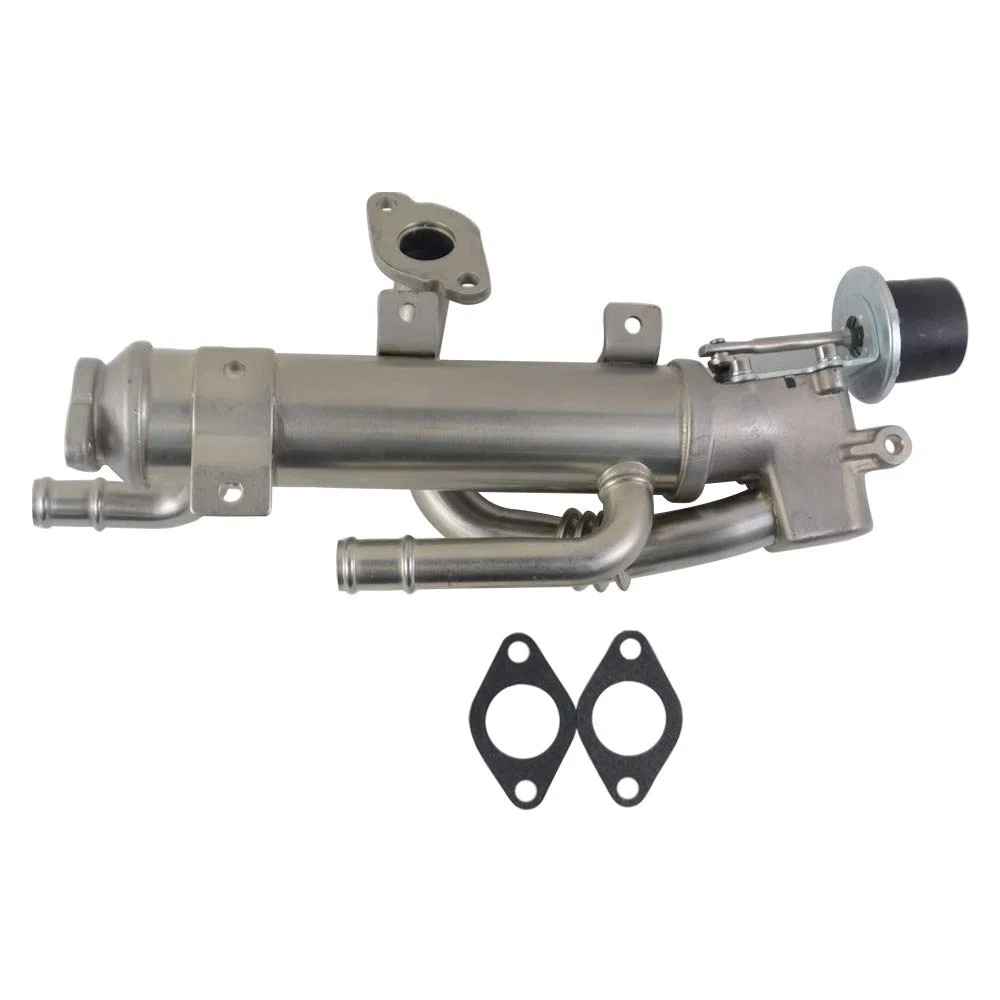 Enfriador de EGR de recirculación de gases de escape Sello de la aleta del regulador Compatible con A4 A6 2005-2008 BLB BNA BRE 03G131512R 03G131512AL