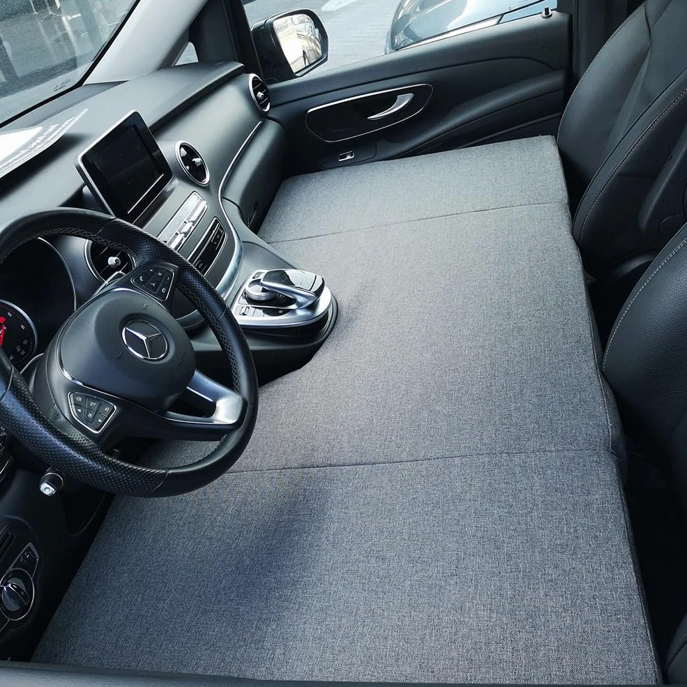 Colchón Plegable Cama Delantera Camper para Mercedes Clase V Color Gris (+2014)