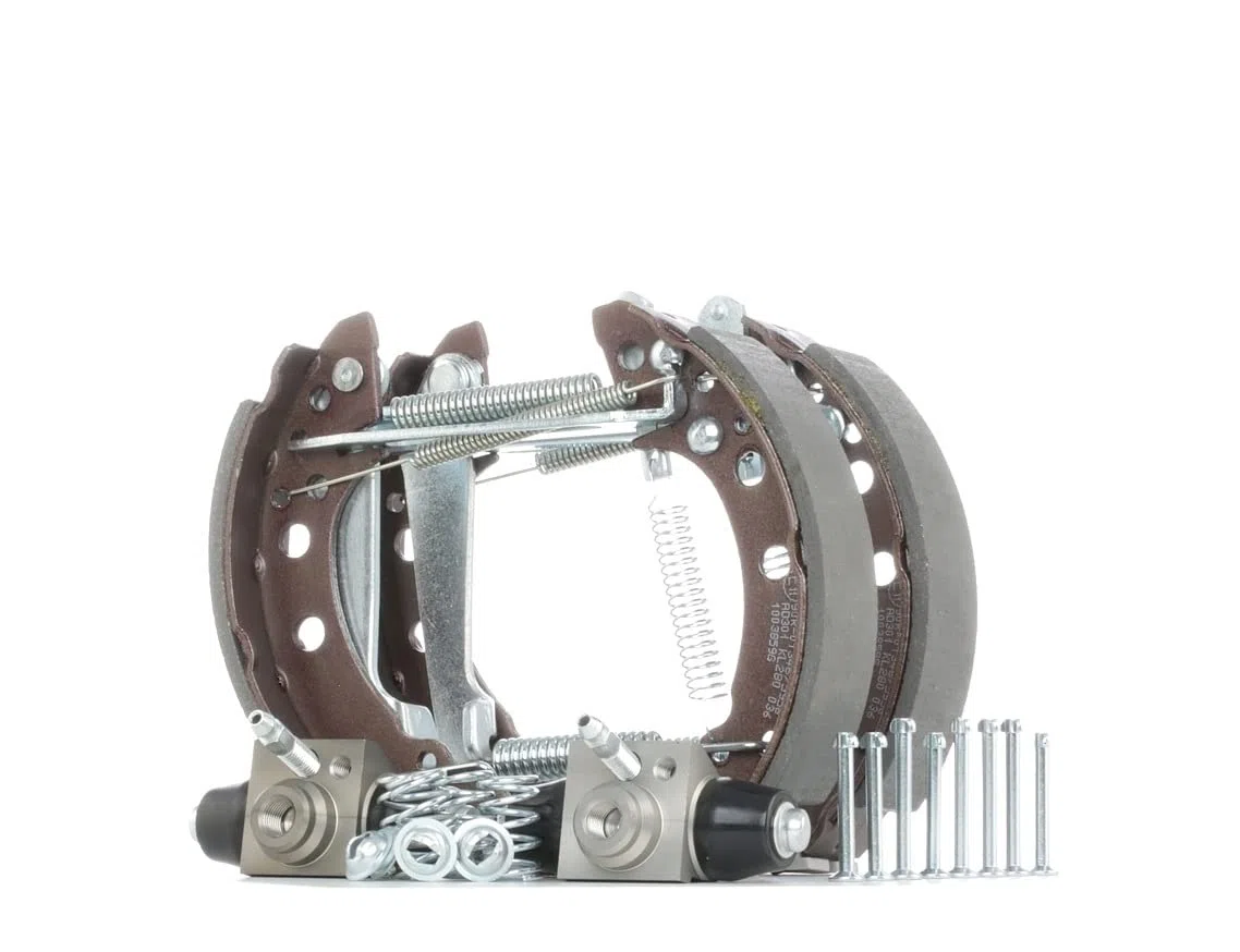RIDEX 3859B0020 Kit frenos disco de tambor Trasero con accesorios con cilindro de freno de rueda Compatible con VW GOLF II 19E, 1G1