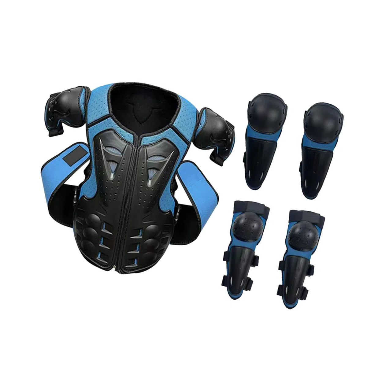Protección Total para niños, Traje de para Motocicleta, Equipo Protector Transpirable, Resistente a Impactos, Adecuado para Motocross, Ciclismo y Deportes al Aire Libre.
