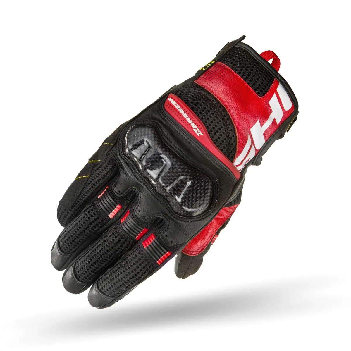 Shima X-Breeze 2 Guantes Moto Hombre - Guantes Ventilados, Touchscreen, Verano Textil con Protector Nudillos de Carbono, Palma Reforzada