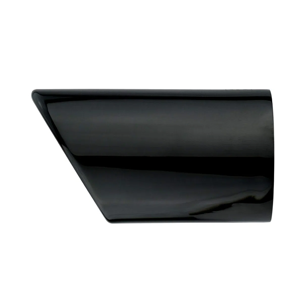 Embellecedor de Tubo de Escape Coche 2 piezas Cola de Escape Coche Acero Inoxidable Negro Pulido Plug&Play compatible con Golf 7 VII Variant Touran 5T para 60mm - L&P A289
