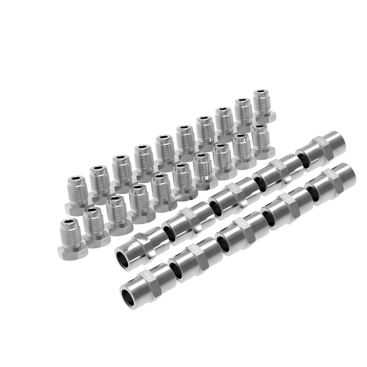 AUPROTEC - Cable de freno de 5 m de diámetro 4,75 mm de cobre con ABE en kit + 20 conexiones + 10 conectores M10 x 1 DIN 74 234 conforme a la norma DIN 74 234 de cobre y níquel en la gama para
