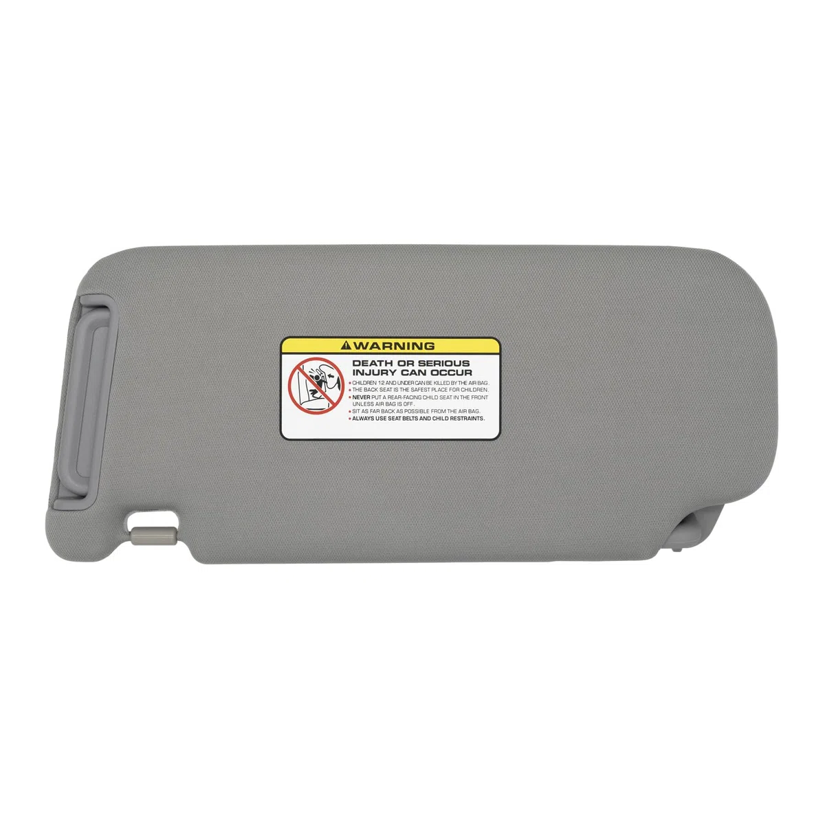 NHILES Visera para el lado derecho del pasajero para Hyundai Elantra 2007 2008 2009 2010 Sombra de reemplazo para el sol # 85202-2H110-8M (Gris)