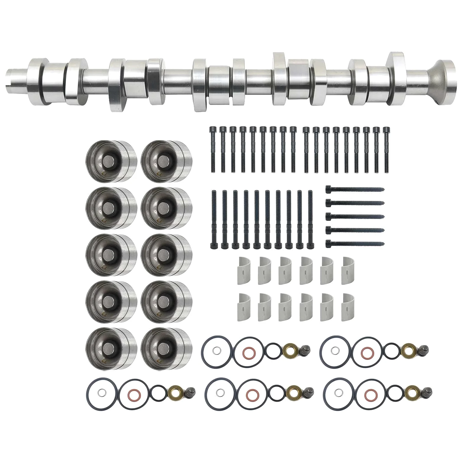 Kit de arbol de levas completo Reemplazo para 2.5 TDI AXD BAC BLJ BLK 7LA 7L6 7L7 070109101P 038103673B 038103714 038103714A 038103385A 038198051 038109309 A