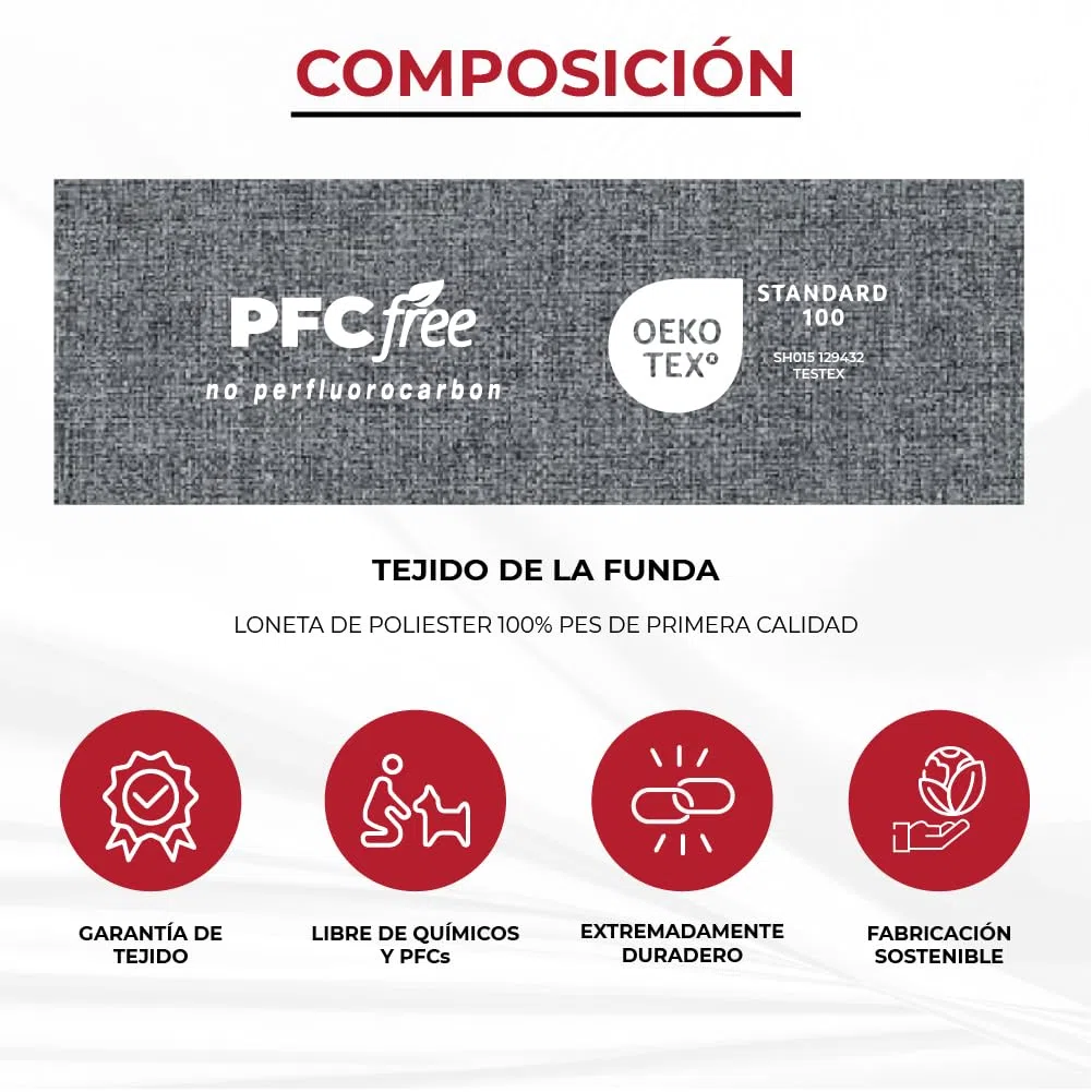 Colchón Plegable Cama Delantera Camper para Mercedes Clase V Color Gris (+2014)