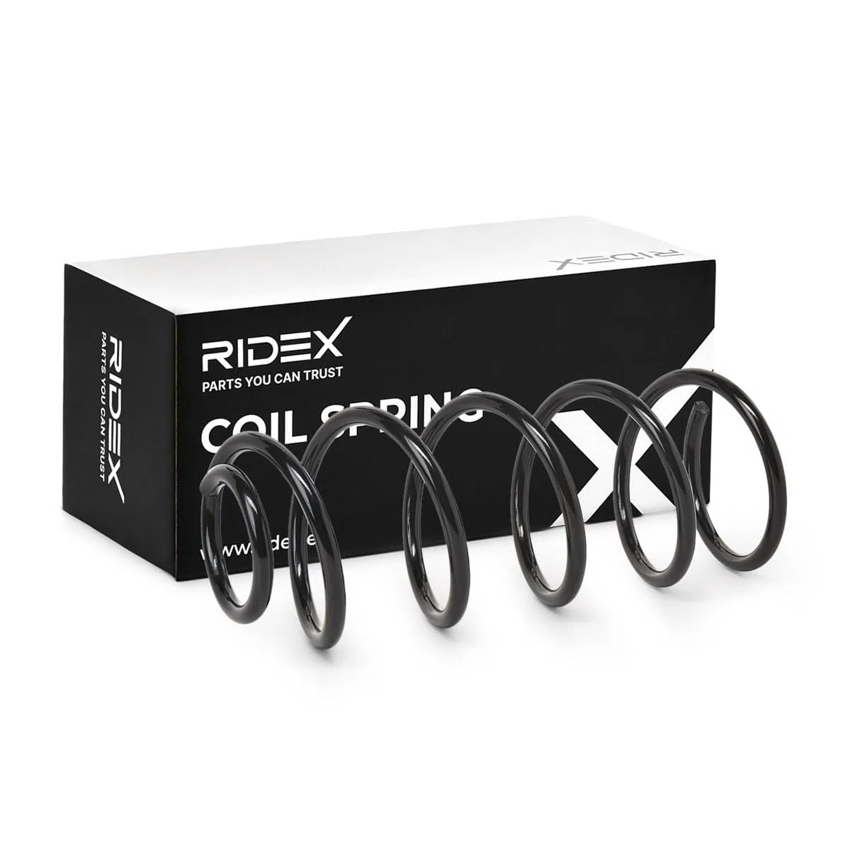 RIDEX 188C0110 2x Muelle de suspensión Delantero Compatible con VW Bora Sedán 1J2