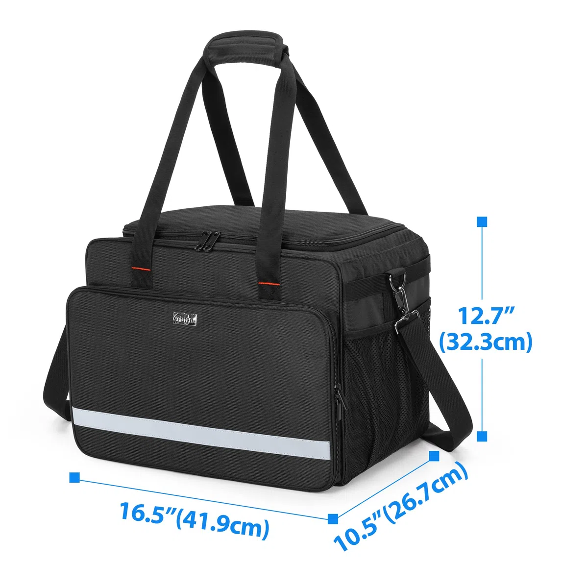 samdew Bolsa de Detalles Grande, Organizador de Detalles para Almacenamiento de Suministros de Detallado Automático, Caddy de Limpieza de Coches para Herramientas de Lavado de Vehículos, Solo Bolsa