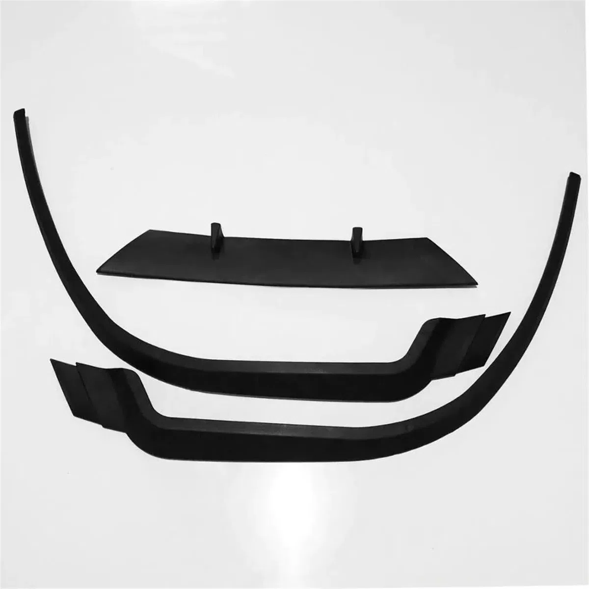 Alerón Delantero para Golf 4 R32 para Golf4 IV para Cupra R Spoiler Delantero Borde DE Parachoques Euro Spoiler Lip Kit De Carrocería Universal De 3 Piezas ﻿ ﻿ Coche AleróN Delantero(Matte Black)