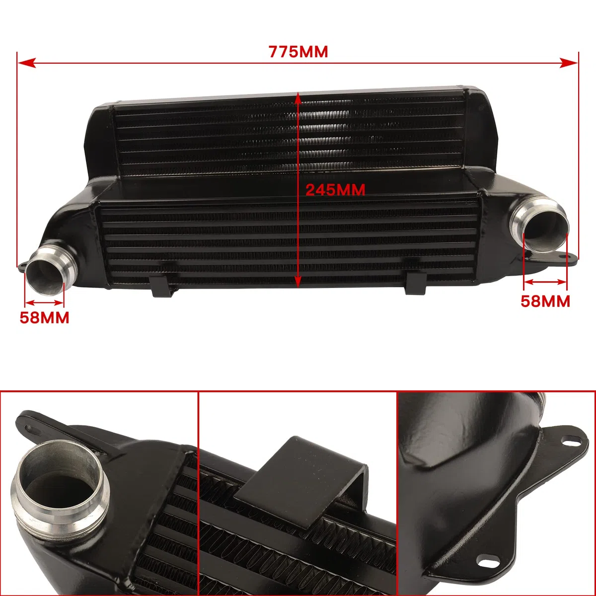 Intercooler Reemplazo para E60 E61 E63 E64 520d 525d 535d 635d 2006-2009