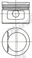 NÜRAL 87-306900-00 Pistón