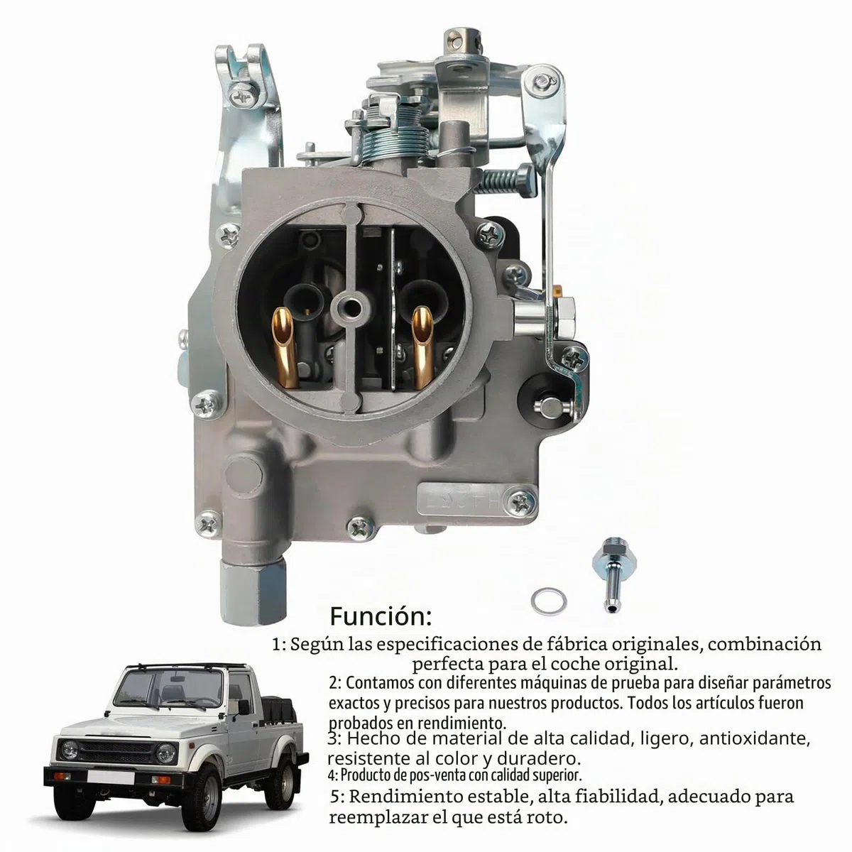 Carb Carby Carburetor Fit para Suzuki Jimny Samurai 1986-1988 1.3L SJ413 JA51 Sierra