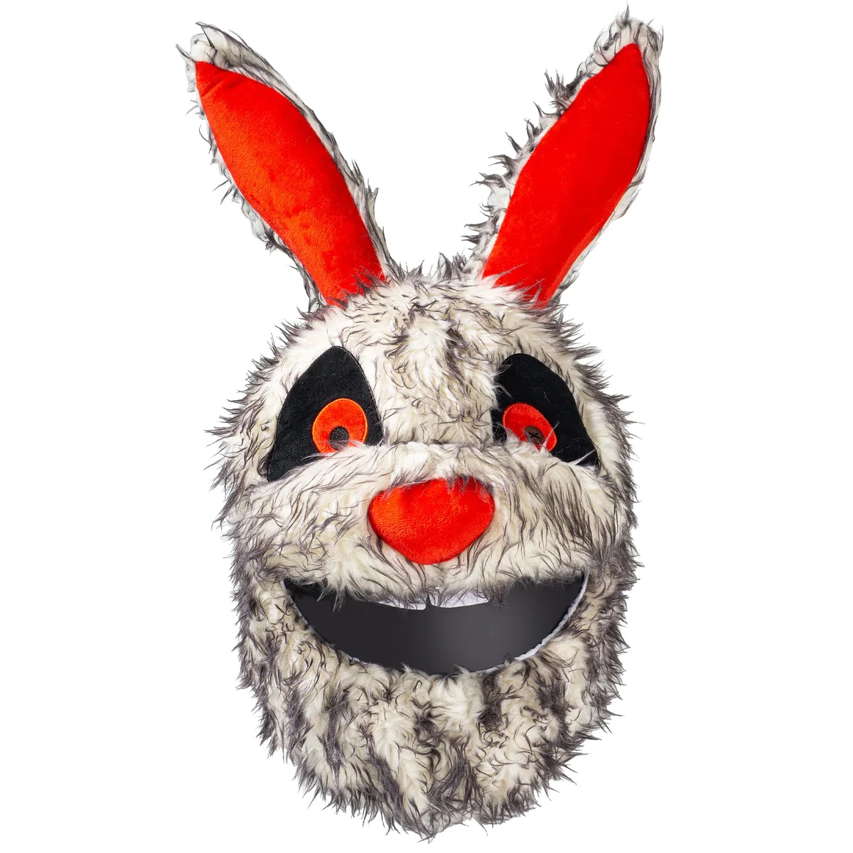 Funda para casco de motocicleta, divertida decoración de casco, paseos divertidos y regalos (animal de peluche, conejo loco)