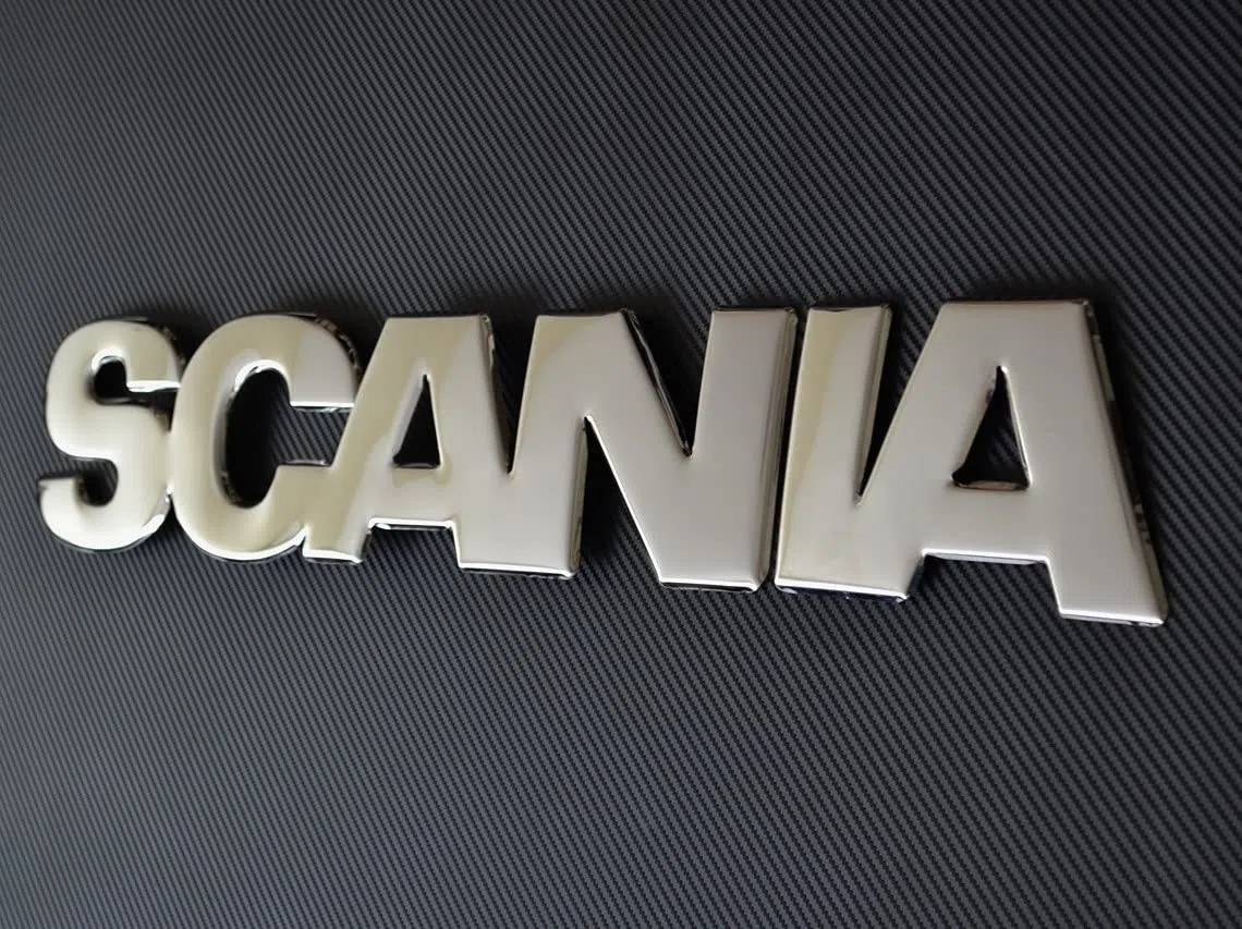 Filera - Cubierta para placa de insignia Scania en relieve 3D para Scania R 2010-2015