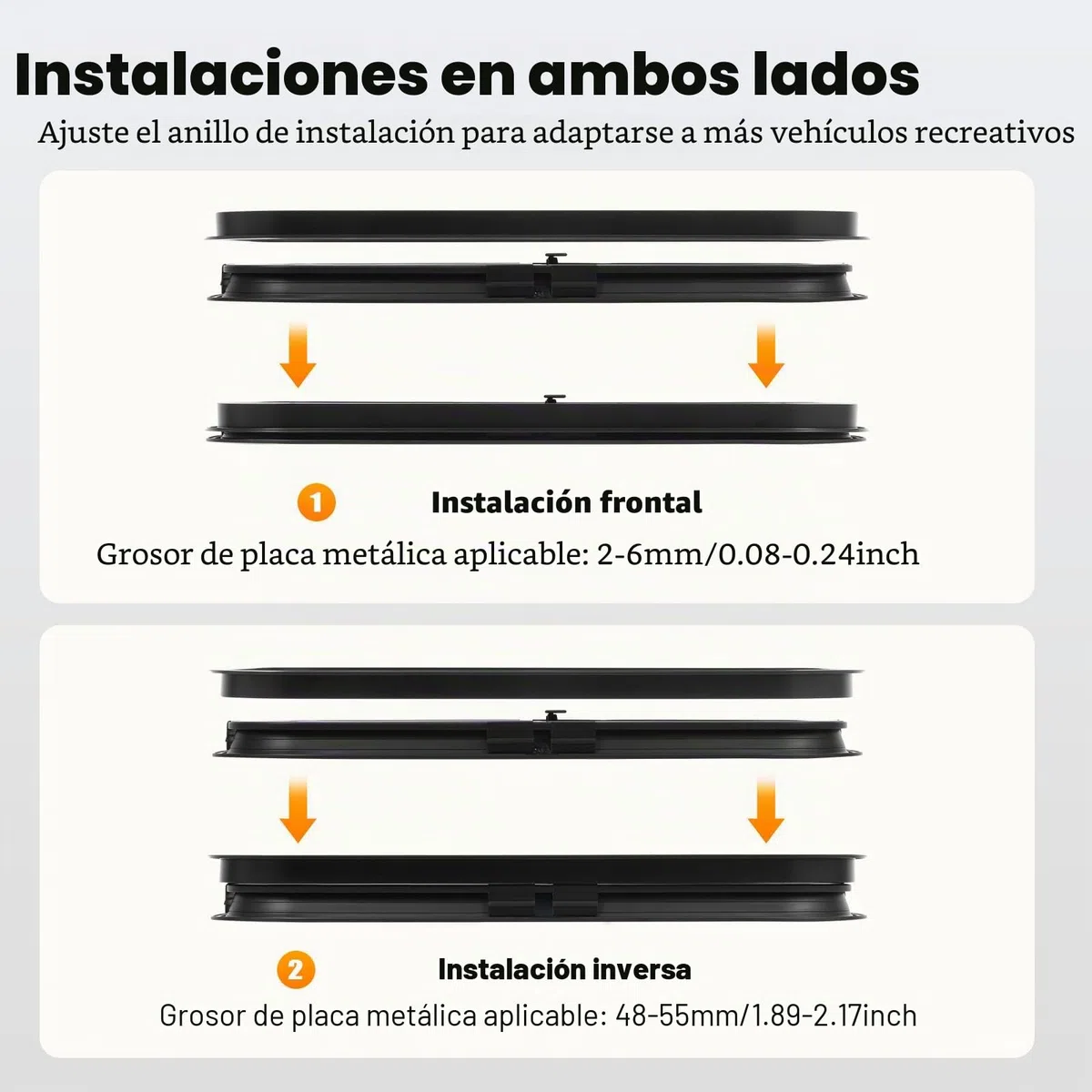 Ventana para caravana, ventana lateral para autocaravana o autocaravana, ventana con empuje exterior, con estor integrado y mosquitera para caravana, furgoneta, autocaravana (600 x 300 mm)
