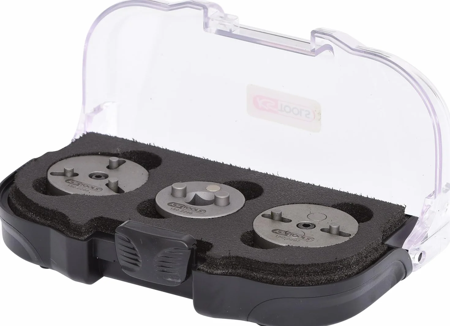 KS Tools 150.2295 Juego de adaptadores de herramientas de reposición de pistones de freno, 3 pzs