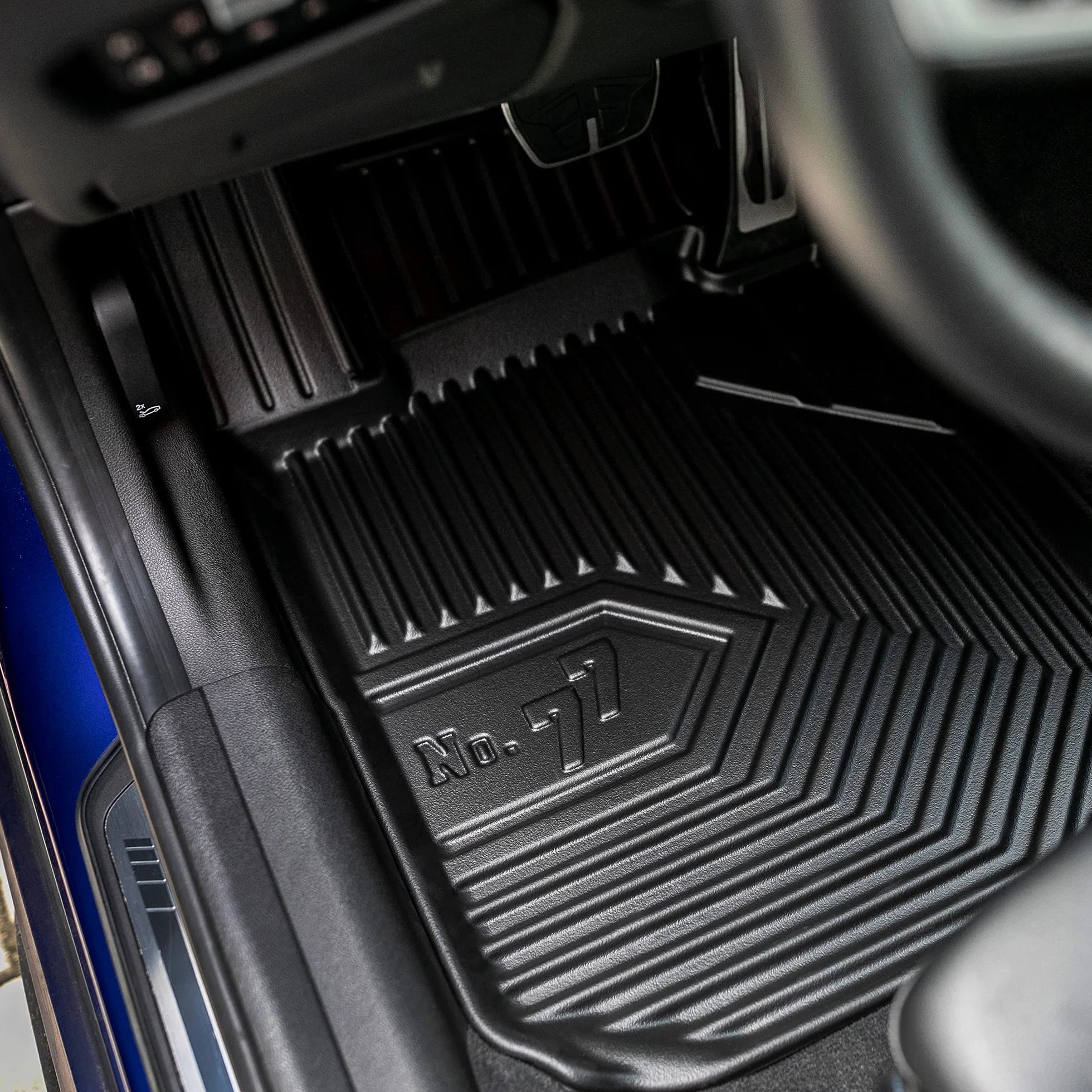MOTOS Alfombrillas de Goma para Kia Stonic Desde 2017 Mejore la Comodidad de Sus Viajes con la Alfombra Antideslizante Car No.77- Alfombrillas de Coche para Varias Estaciones