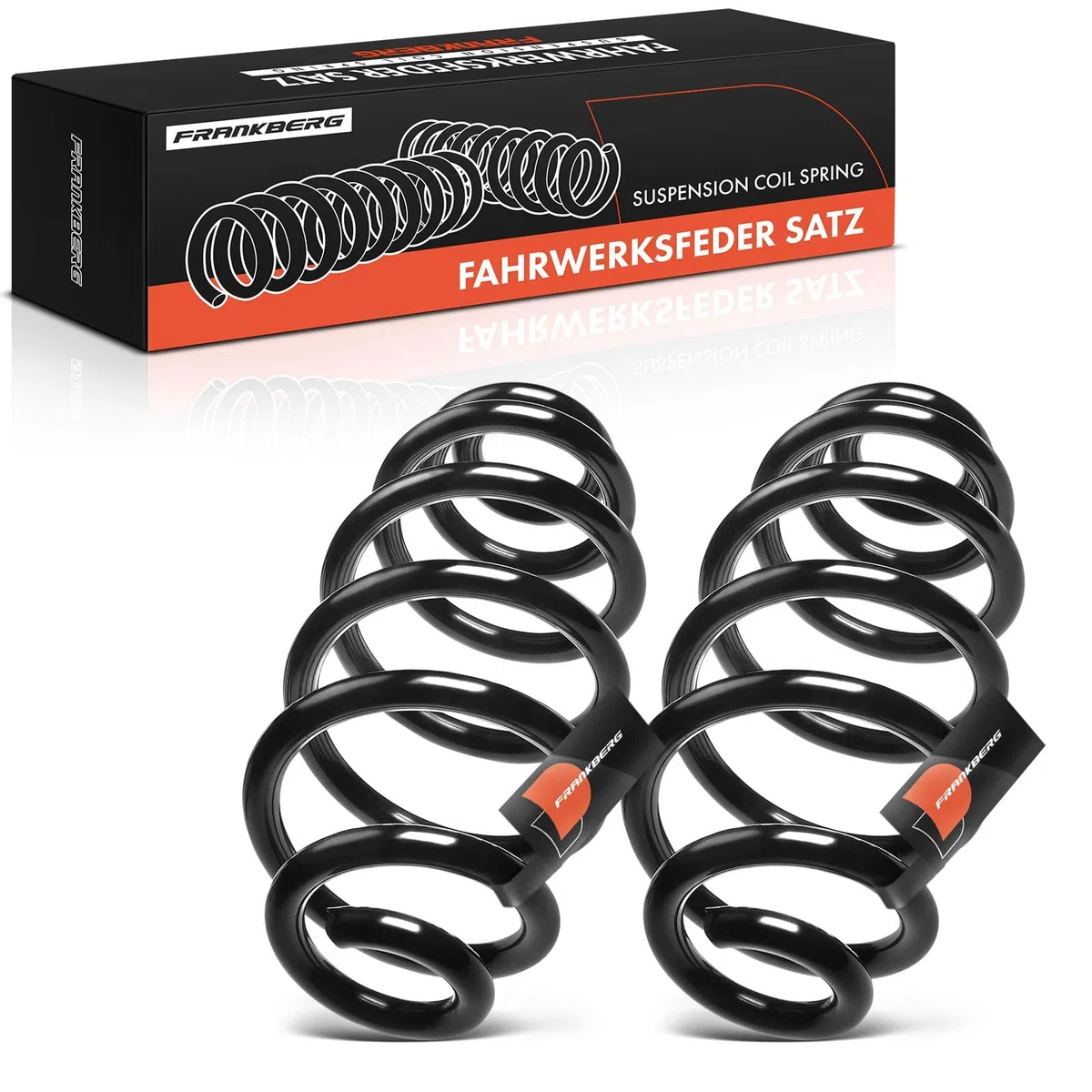 Frankberg 2x Muelles de chasis Muelles de suspensión Compatible con A4 8E2 A4 8EC Replace# RH6575