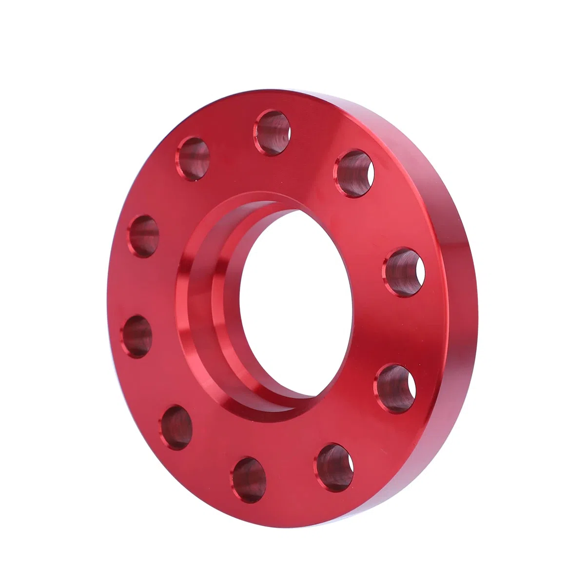 CarBole Separadores de Ruedas para Coche 5x120mm & 20mm con Perno: M12x1.5 | Central de Orificio : 72,56 mm Compatible con BMW, etc. (2 Piezas | Rojo | Número de Agujeros 10)