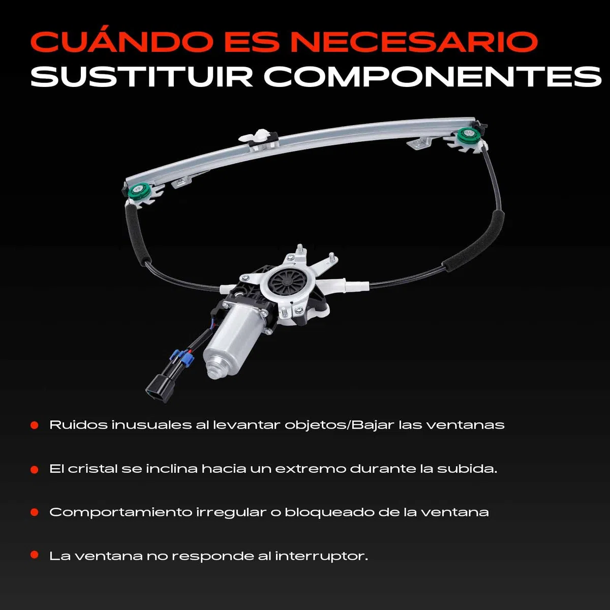Frankberg Conjunto de Regulador de Ventana Compatible con 169 Furgoneta/Compacto 169 Replace# 51801612