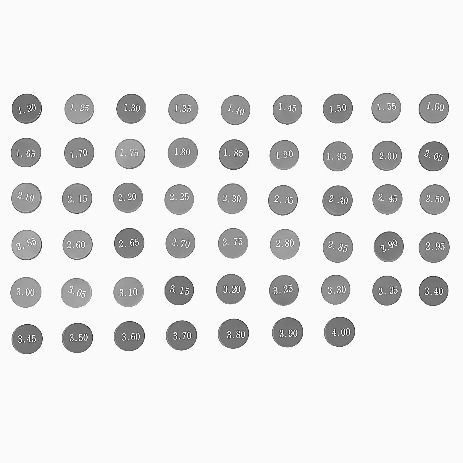 AHL- 52pcs 9.48mm Motocicleta Pastillas ajustable juego de válvulas Valve Shim kit para LT-Z400 QuadSport Z 2003-2012