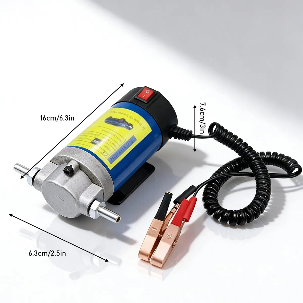 Bomba de extracción de aceite, 12 V, 100 W, bomba de extracción de aceite, bomba eléctrica autocebante y silenciosa, bomba de cambio de aceite para coche, moto, barco, caravana