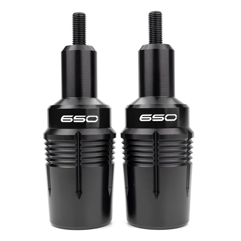 Mowok - Protectores de marco para moto, protección anticaída, accesorios para Kawasaki Ninja 650 Z650 Z650RS 2017-2024 2023 Z650 RS Z 650 2025, protecciones del marco (negro)