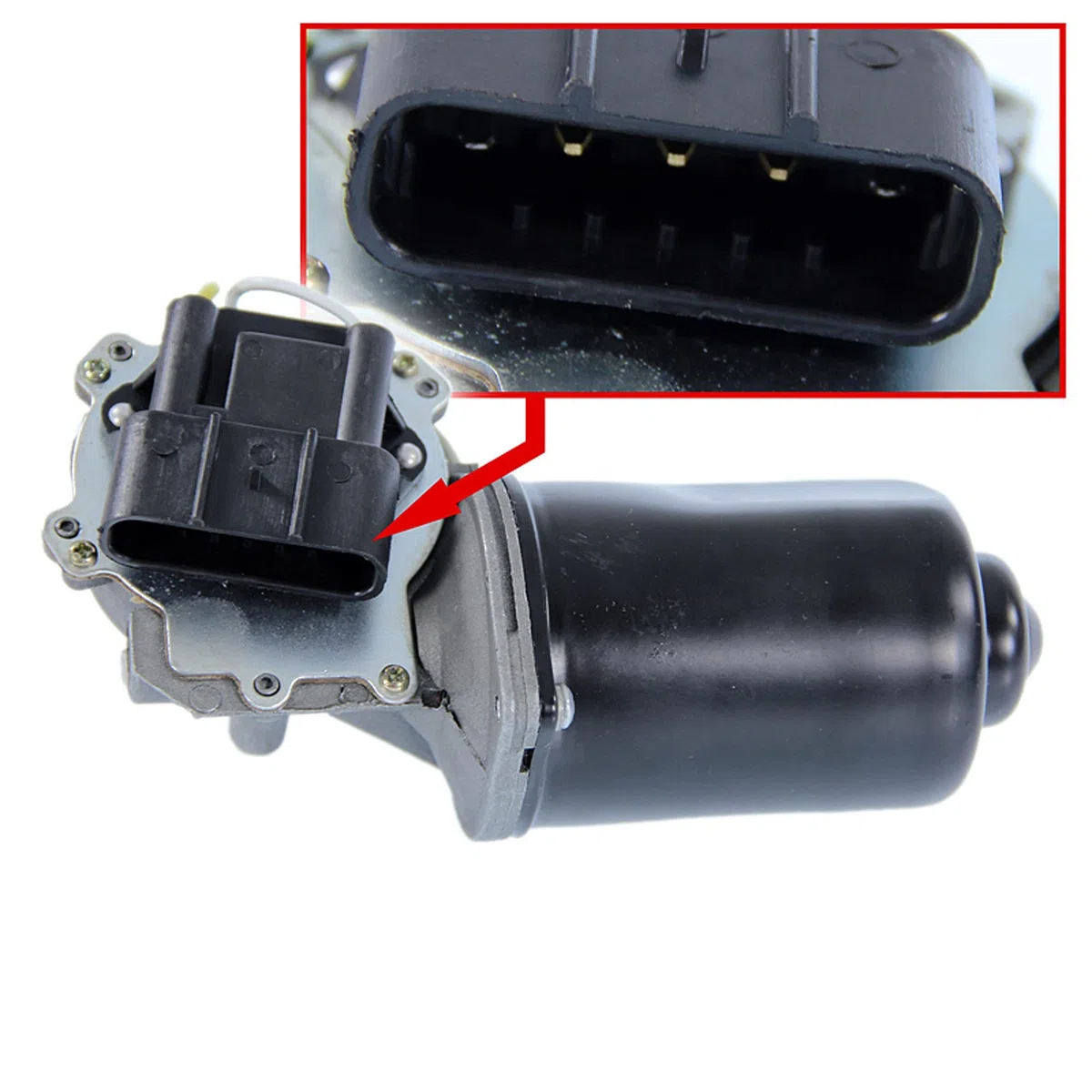 BESTPRICE Motor limpiaparabrisas 12v delantero + varillaje limpiaparabrisas, motor limpiaparabrisas Compatible con OPEL CORSA C (X01),CORSA C Box/Hatchback (X01),TIGRA TwinTop (X04)