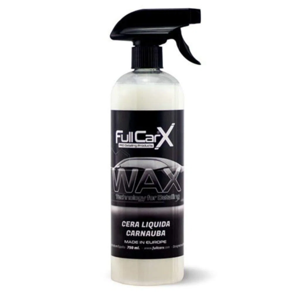 AutoFullCar – Kit Limpieza Premium Coche Moto FullCarX 750 ml – Total Wheel Limpia Salpicaderos Sin Siliconas Cera Carnauba Cherry Foam Bayetas Toalla XXL Detailing Exterior Interior