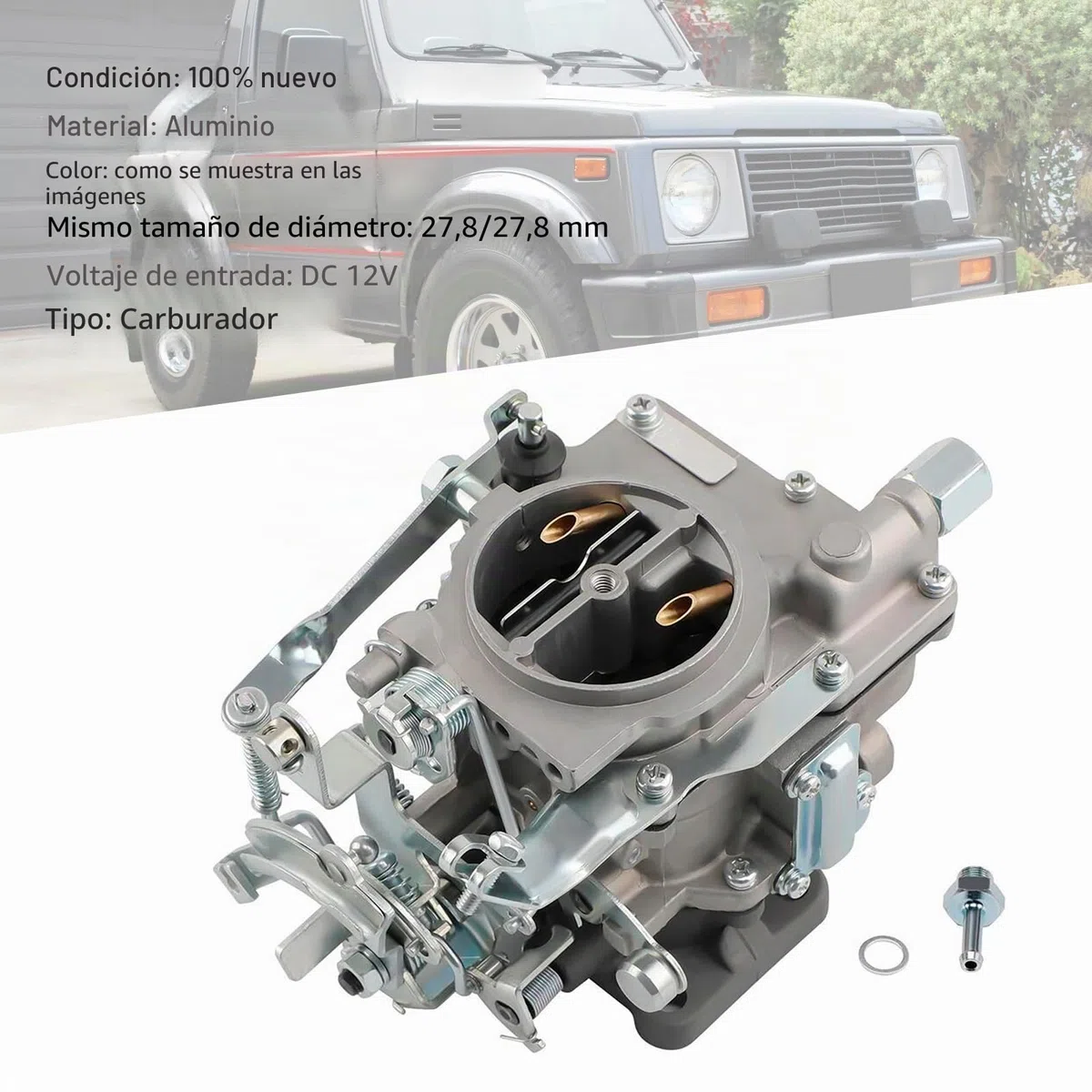 Carb Carby Carburetor Fit para Suzuki Jimny Samurai 1986-1988 1.3L SJ413 JA51 Sierra